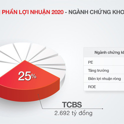 Techcom Securities lãi 2.692 tỷ đồng năm 2020