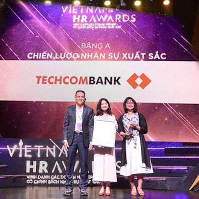 Techcombank thắng lớn tại giải thưởng uy tín Vietnam HR Awards2018