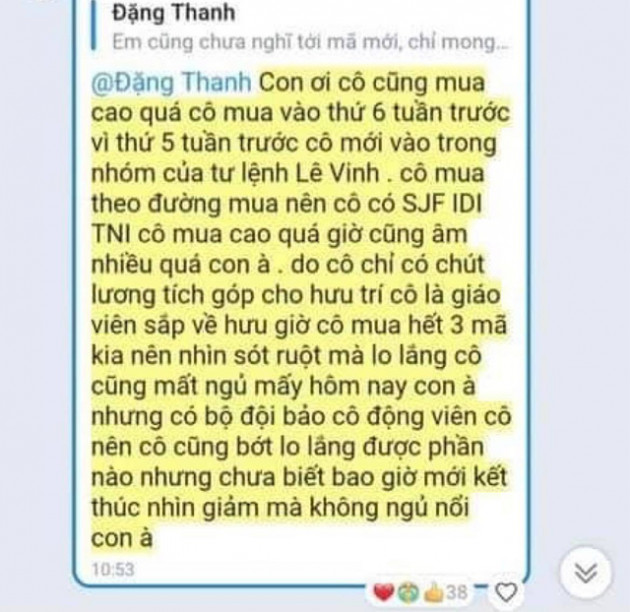 Tham gia nhóm chat, cô giáo “bay sạch” tiền hưu trí, nhiều đêm mất ngủ vì đua lệnh cổ phiếu “nóng” - Ảnh 1.