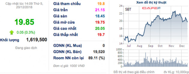 Thành Thành Công – Biên Hoà (SBT): Bà Đặng Huỳnh Ức My muốn mua thêm 12 triệu cổ phiếu - Ảnh 1.