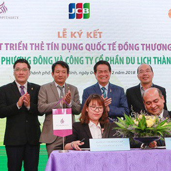 Thành Thành Công hợp tác triển khai thẻ tín dụng quốc tế đồng thương hiệu OCB TTC Hospitality JCB Platinum