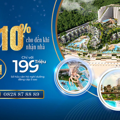 Thanh toán 10% sở hữu ngay căn hộ nghỉ dưỡng Charm Resort Long Hải