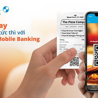 Thanh toán nhanh với QR Pay trên Eximbank Mobile Banking