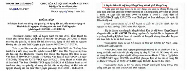 Thanh tra Chính phủ kết luận sai phạm gì tại dự án Kosy Sông Công của Tập đoàn Kosy? - Ảnh 1.