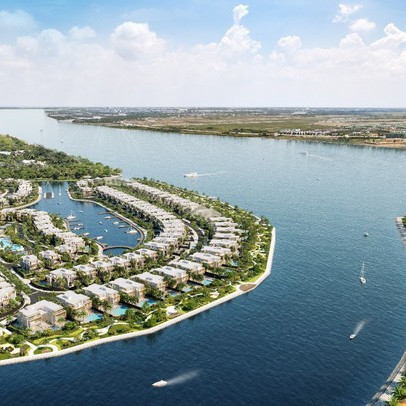Thế đất “thủy bao” vượng khí sinh tài của dinh thự hàng hiệu The Rivus