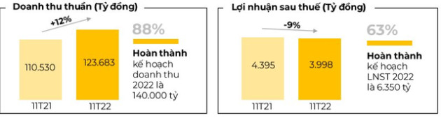 Thế Giới Di Động (MWG) ghi nhận doanh thu và lợi nhuận sụt giảm mạnh trong tháng 11 - Ảnh 1.