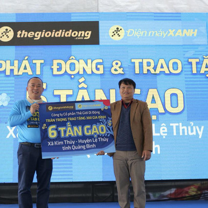 Thế Giới Di Động phát động "Tết sẻ chia": trao 1.000 tấn gạo cho 54 tỉnh