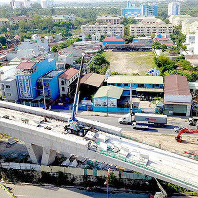 Thêm một quận ở Tp.HCM bàn giao mặt bằng xây dựng tuyến Metro số 2