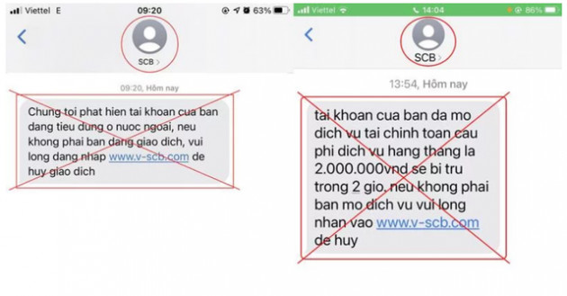 Thêm ngân hàng cảnh báo tin nhắn mạo danh nhằm chiếm đoạt tiền của khách hàng - Ảnh 1.