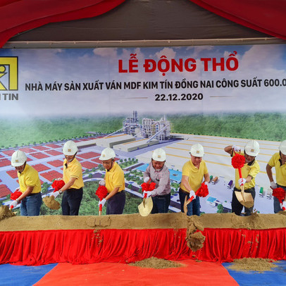 Thêm nhà máy ván MDF mới tại Đồng Nai, Kim Tín nâng công suất 1.200.000 m3/năm
