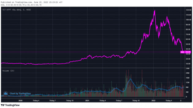 Thị giá cổ phiếu DIG chỉ còn 1/3 so với đỉnh, vốn hóa mất đi gần 2 tỷ USD - Ảnh 1.
