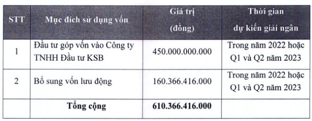 Thị giá mất 70% từ đầu năm, Khoáng sản và Xây dựng Bình Dương (KSB) sắp chào bán hơn 38 triệu cổ phiếu giá 16.000 đồng/cp - Ảnh 1.