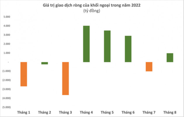 Thị trường chứng khoán hồi phục, khối ngoại trở lại mua ròng 980 tỷ đồng trong tháng 8 - Ảnh 1.