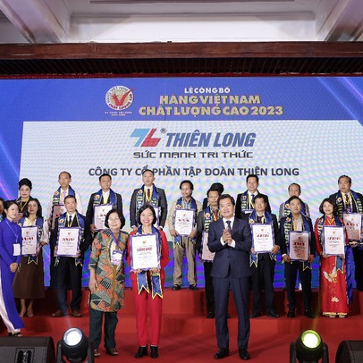 Thiên Long 27 lần liên tiếp nhận danh hiệu Hàng Việt Nam chất lượng cao