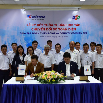 Thiên Long và FPT kí kết MOU về chuyển đổi số doanh nghiệp