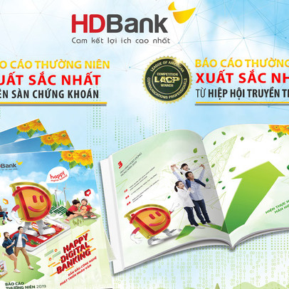 Thông điệp “Happy Digital Bank” đưa BCTN HDBank giành nhiều giải thưởng lớn