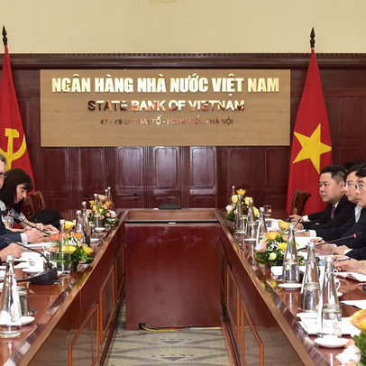 Thống đốc NHNN làm việc với đại diện Bộ Tài chính Mỹ, khẳng định không dùng chính sách tỷ giá để đạt lợi thế cạnh tranh thương mại không công bằng