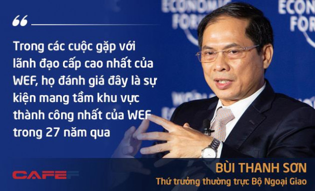 Thứ trưởng Bùi Thanh Sơn công bố những con số "biết nói" về WEF ASEAN 2018