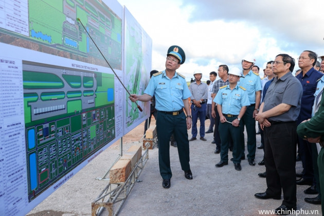 Thủ tướng kiểm tra, đôn đốc, tháo gỡ vướng mắc cho dự án sân bay Phan Thiết - Ảnh 1.