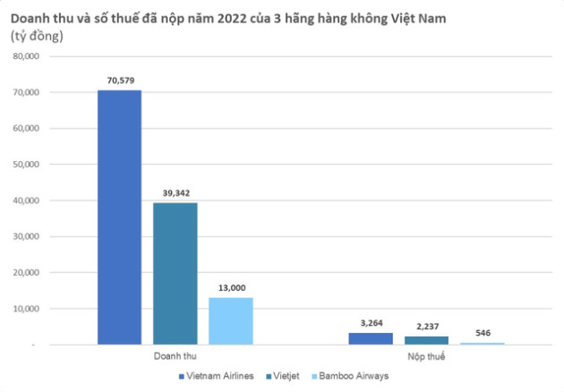 Thu về hơn 100.000 tỷ đồng, các hãng hàng không đóng góp bao nhiêu vào ngân sách? - Ảnh 1.