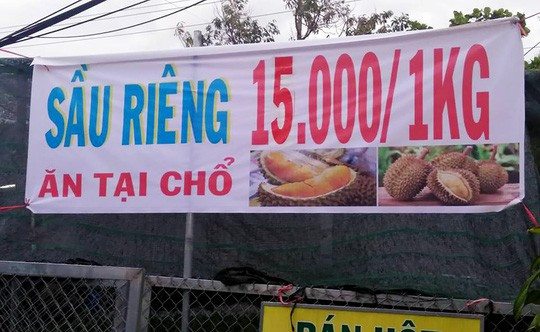 Thực hư về “sầu riêng ăn trả hạt" giá 15.000 đồng/kg