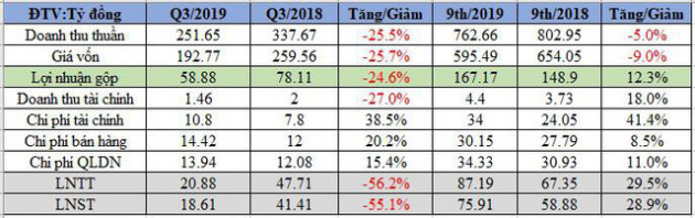 Thủy sản Camimex (CMX): Lãi quý 3 đi lùi, giảm hơn 1 nửa so với cùng kỳ - Ảnh 1.