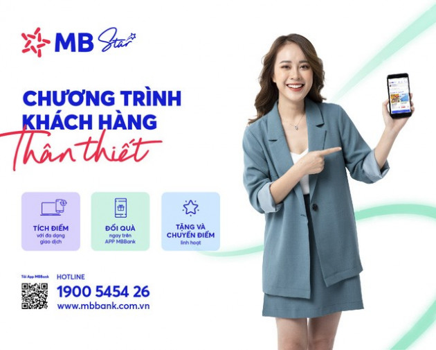 Tích lũy điểm thưởng, nhận nhiều ưu đãi với MB Star - Ảnh 1.