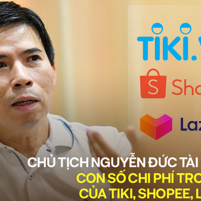 TMĐT đấu với bán lẻ truyền thống: Chủ tịch Nguyễn Đức Tài tiết lộ "con số trong mơ" mà rất lâu Tiki, Shopee, Lazada mới đuổi kịp TGDĐ, FPT Retail