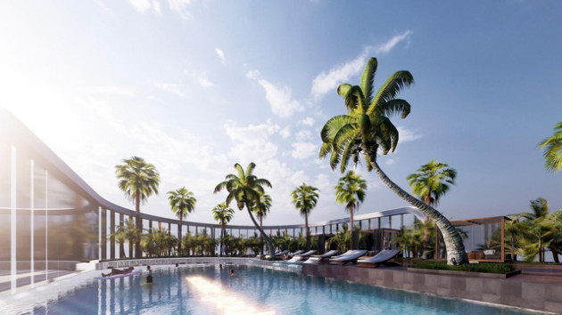 Tổ hợp hàng loạt hồ bơi rộng 4.000 m2 tại dự án “homes resort” ven công viên Mũi Đèn Đỏ Quận 7 - Ảnh 4. Tổ hợp hàng loạt hồ bơi rộng 4.000 m2 tại dự án “homes resort” ven công viên Mũi Đèn Đỏ Quận 7 - Ảnh 4.