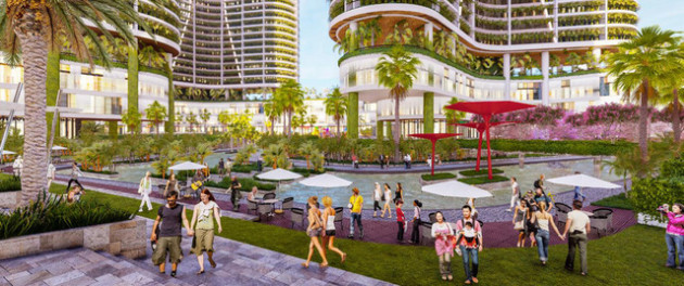 Tổ hợp hàng loạt hồ bơi rộng 4.000 m2 tại dự án “homes resort” ven công viên Mũi Đèn Đỏ Quận 7 - Ảnh 7. Tổ hợp hàng loạt hồ bơi rộng 4.000 m2 tại dự án “homes resort” ven công viên Mũi Đèn Đỏ Quận 7 - Ảnh 7.