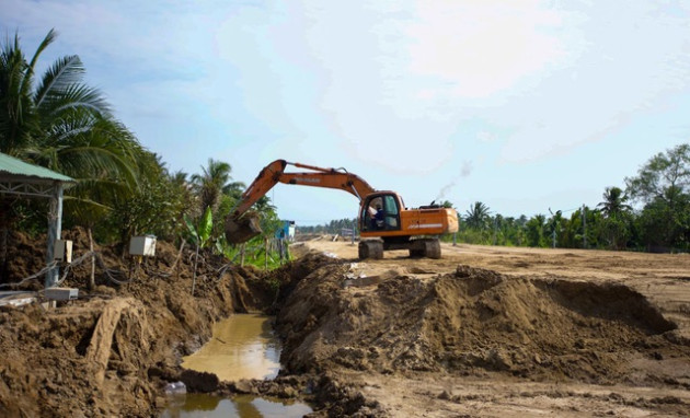 Toàn cảnh công trường cầu hơn 5.000 tỷ đồng ở miền Tây đang đề xuất tăng vốn hơn 1.000 tỷ đồng - Ảnh 5.