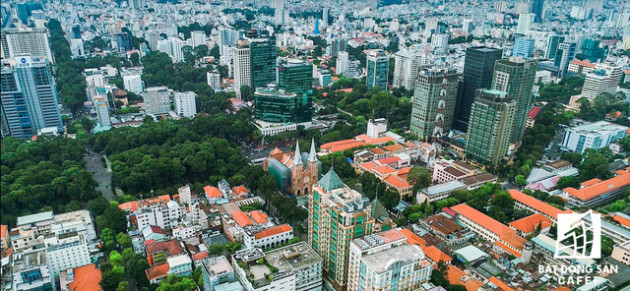 Toàn cảnh nhìn từ trên cao khu đất vàng ngay trung tâm Sài Gòn liên quan đến cựu Phó chủ tịch UBND TP.HCM Nguyễn Thành Tài - Ảnh 1.