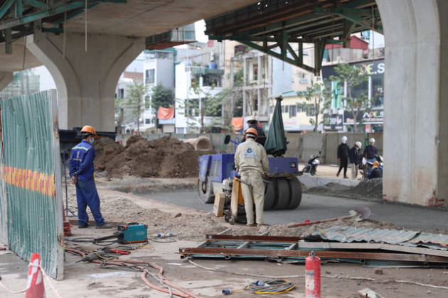 Toàn cảnh tuyến đường Vành đai 2 Hà Nội sau gần 4 năm thi công - Ảnh 5.