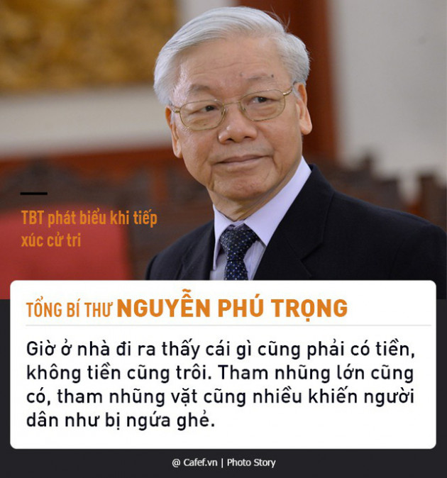 Tổng Bí thư Nguyễn Phú Trọng và những câu nói nổi tiếng về chống tham nhũng - Ảnh 1.