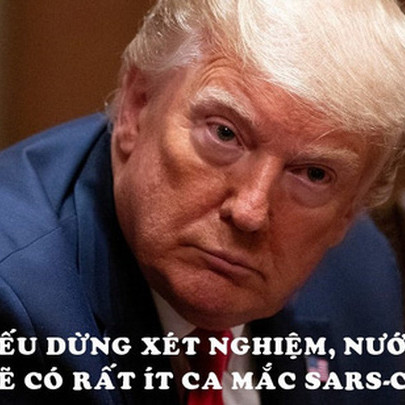 Tổng thống Trump: Nếu dừng xét nghiệm, nước Mỹ sẽ có rất ít ca mắc Covid-19