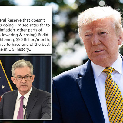 Tổng thống Trump ví Fed như "một đứa trẻ bướng bỉnh" không biết mình đang làm gì