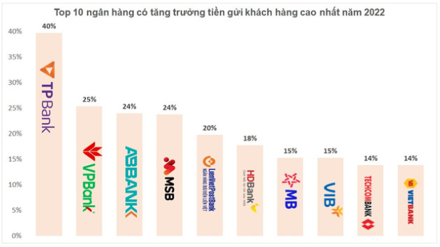 Top 10 ngân hàng huy động được nhiều tiền gửi khách hàng nhất năm 2022 - Ảnh 2.