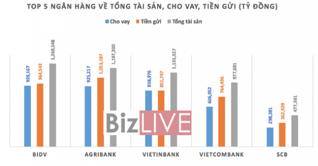 Top 5 ngân hàng Việt là ai? - Ảnh 1.