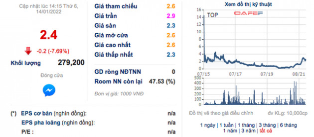 TOP ONE (TOP): Năm 2021 lỗ thêm 780 triệu đồng nâng lỗ luỹ kế lên hơn 90 tỷ đồng - Ảnh 1.