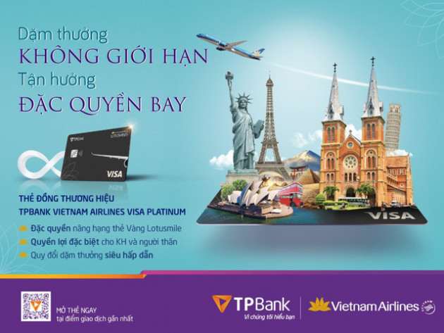 TPBank bắt tay Vietnam Airlines ra mắt dòng thẻ mới với tiện ích vượt trội