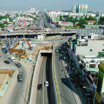 TP.HCM: Dự án hầm chui 3 tầng An Sương tạm ngưng thi công do thiếu mặt bằng