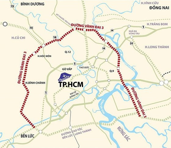 TPHCM kiến nghị Chính phủ triển khai dự án đường Vành đai 3