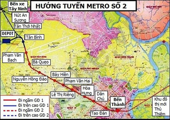 TP.HCM: Thúc tiến độ thực hiện bồi thường giải phóng mặt bằng tuyến metro số 2 Bến Thành - Tham Lương - Ảnh 1.