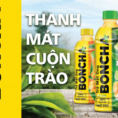 Trà mật ong BONCHA thỏa mãn cơn khát, đầy hứng khởi