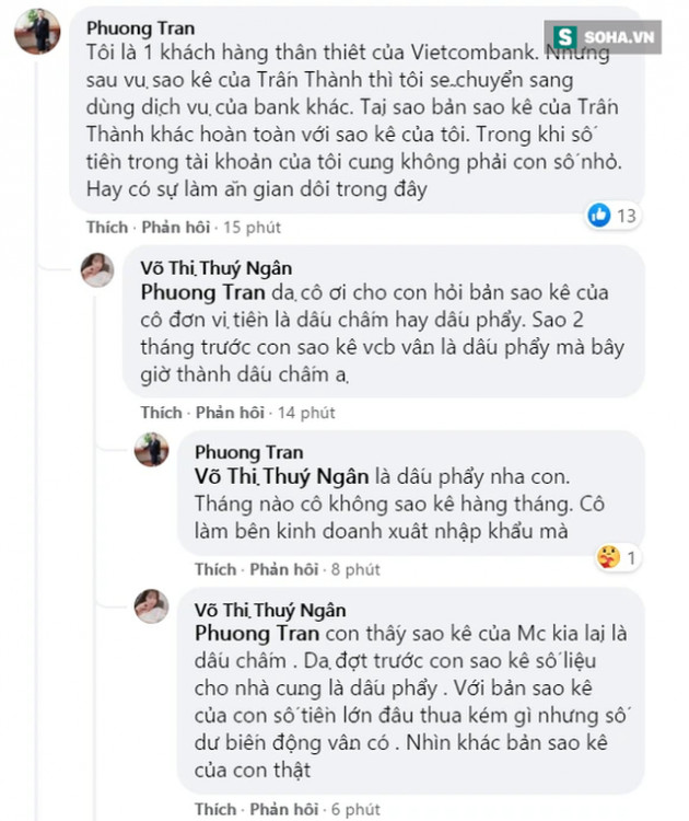 Trấn Thành sao kê tài khoản từ thiện, Fanpage ngân hàng Vietcombank bất ngờ bị tấn công - Ảnh 2.