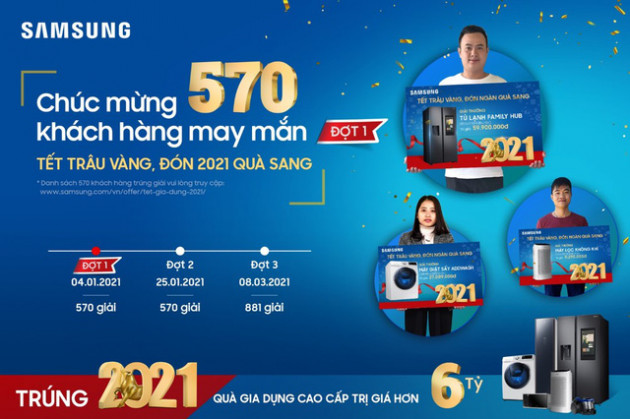 Trao tặng hàng ngàn phần quà, Samsung đồng hành cùng khách hàng tưng bừng đón Tết Tân Sửu - Ảnh 3.