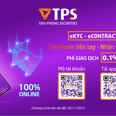Triển khai mở tài khoản trực tuyến 100%, TPS nâng cao trải nghiệm khách hàng