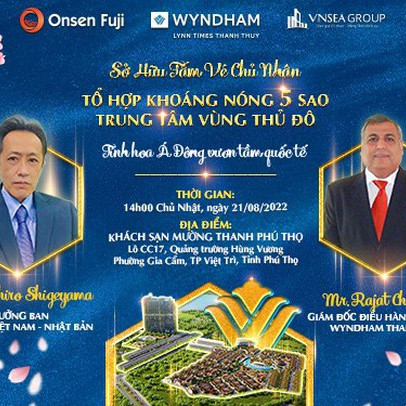 Trở thành chủ nhân tại tổ hợp khoáng nóng 5 sao vùng Thủ đô