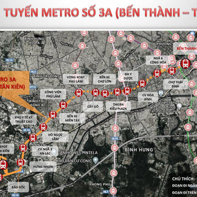 Trung tâm hành chính Bình Chánh đứng trước cơ hội “vàng” nhờ tuyến Metro 3A