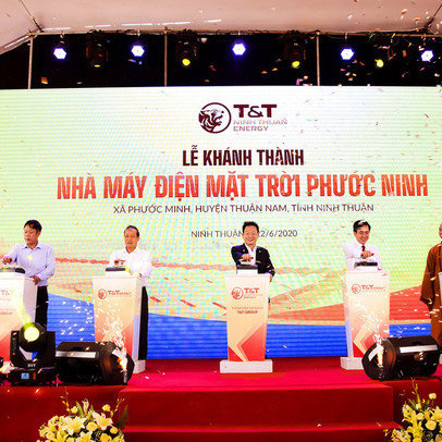 T&T Group khánh thành Nhà máy điện mặt trời Phước Ninh